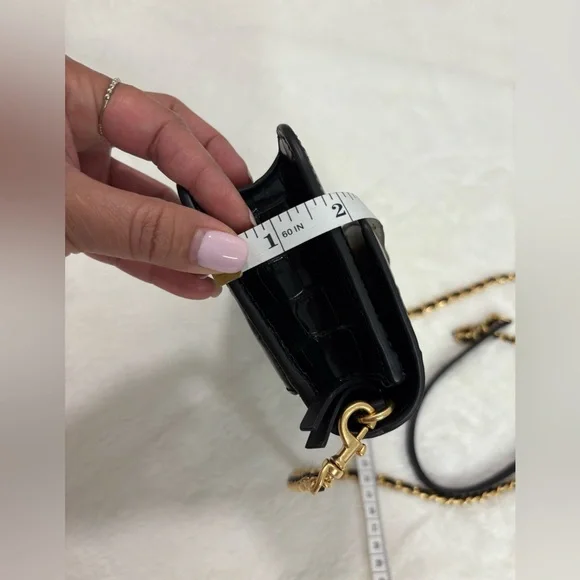 Tory Burch Britten Croc Leather Crossbag - Picture 14 of 14